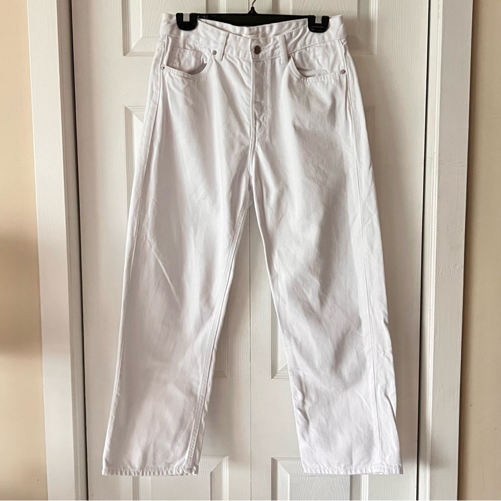 H&M High Rise Wide Leg Jeans